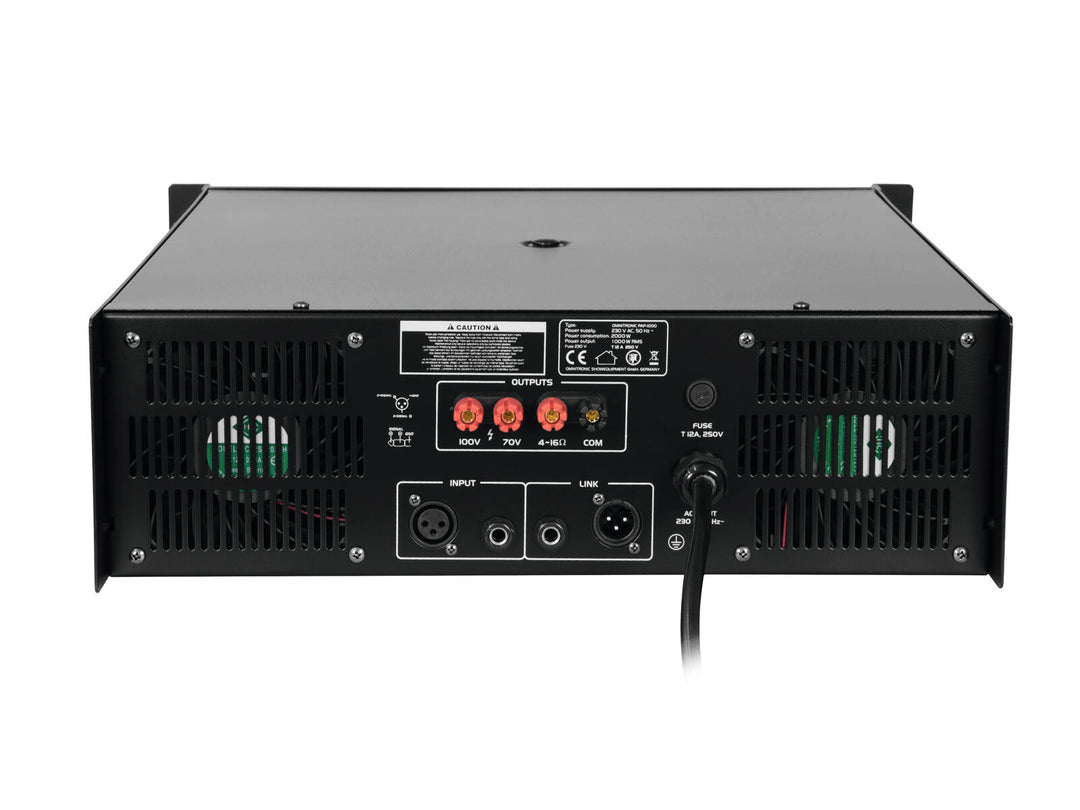 OMNITRONIC PAP-1000 Amplificateur PA