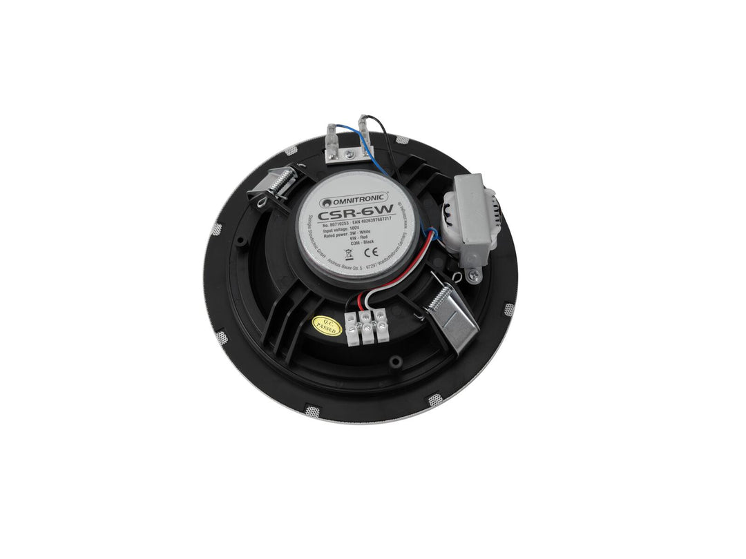 OMNITRONIC CSR-6W Enceinte plafond White