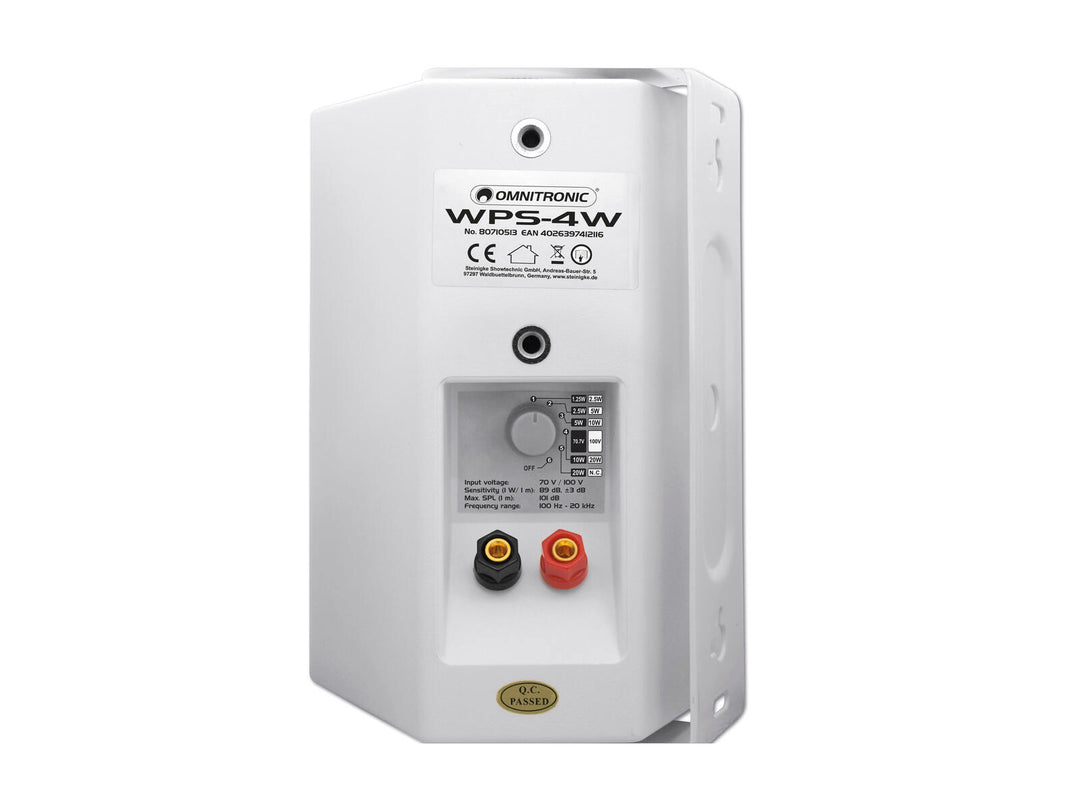 OMNITRONIC WPS-4W Enceinte murale PA