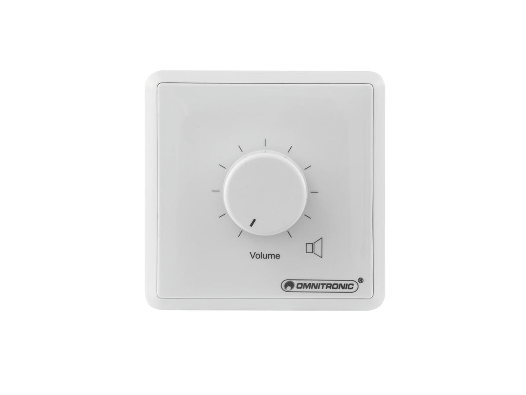 OMNITRONIC Contrôleur de volume PA, 45 W mono wh
