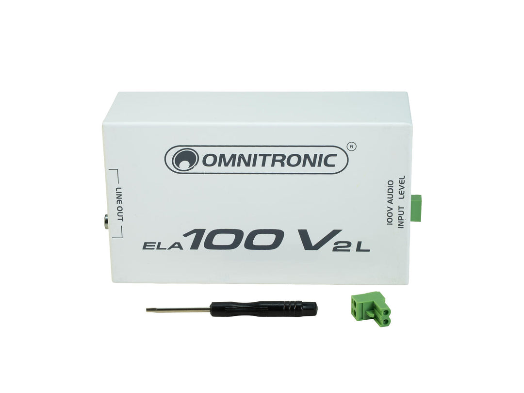 Transformateur OMNITRONIC ELA-100V-2-L