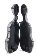 GEWA Polycarbonate 4.6 étui de violoncelle 4/4, gris, Rolly