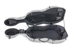 GEWA Polycarbonate 4.6 étui de violoncelle 4/4, gris, Rolly