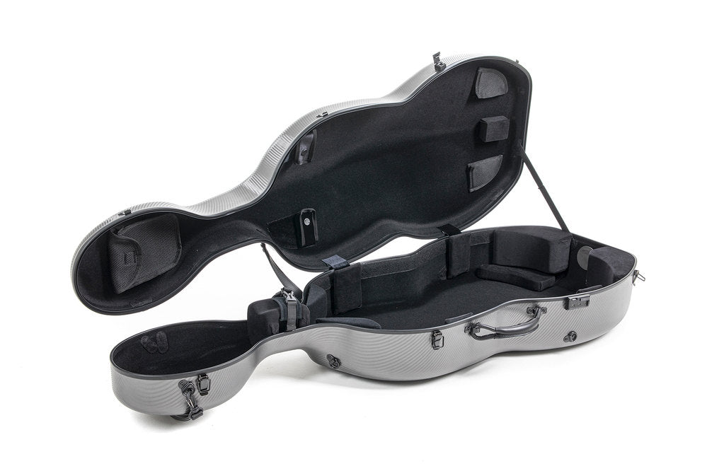 GEWA Polycarbonate 4.6 étui de violoncelle 4/4, gris, Rolly