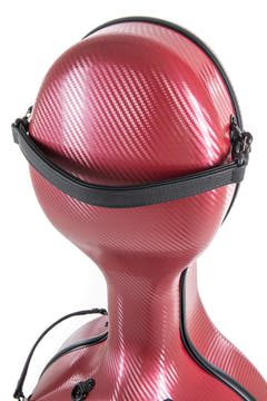 Étui de violoncelle GEWA Polycarbonate 4.6 4/4, rouge, Rolly