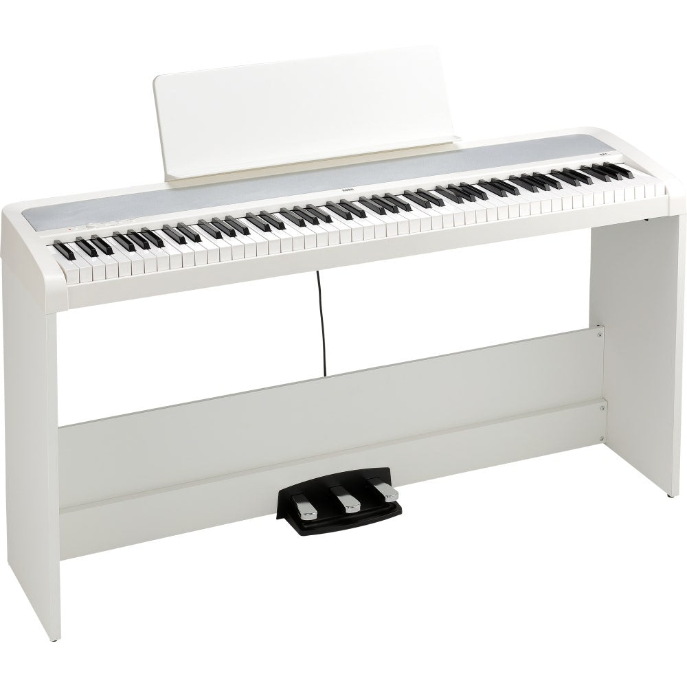 Piano numérique KORG B2+SP-WH avec Stand, blanc