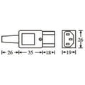 Connecteur d'Alimentation IEC Appareil (Femelle)