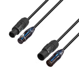 Adam Hall Cables 5 STAR H TCON 5D 0300 – Hybridkabel | Strøm og DMX | Neutrik® 5-polet XLR x TRUE1® | 3 m