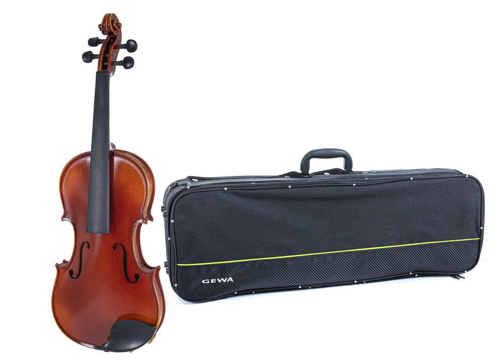 GEWA Ideale violons 4/4 pour gaucher, sans montage, avec étui allongé