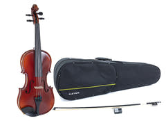 GEWA Violons Ideale - 1/2 (Prêt à jouer, étui profilé, archet en carbone, cordes Larsen Aurora inclus, sécurisé pour le transport)