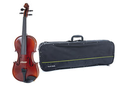 GEWA Violons Ideale - 4/4 gaucher (Prêt à jouer incl. étui de violon, sans archet, avec cordes Larsen Aurora)