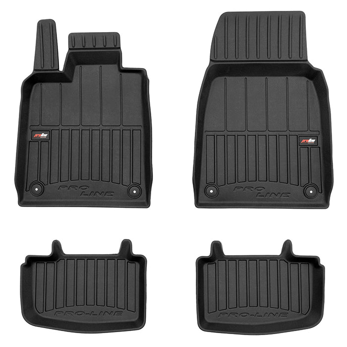 Tapis en caoutchouc Audi E-tron GT 2021-, Porsche Taycan 2019-