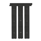 Rubber mats VW T6 Multivan Short 2+3 row