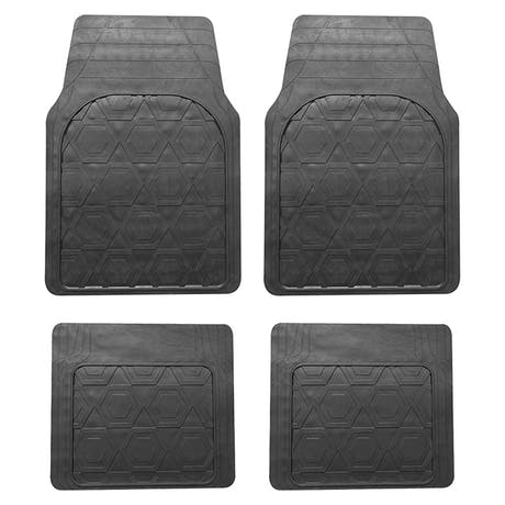 Set universel de tapis en caoutchouc Avant noir