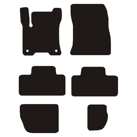 Tapis en velours Mercedes EQB (X243) 2021-