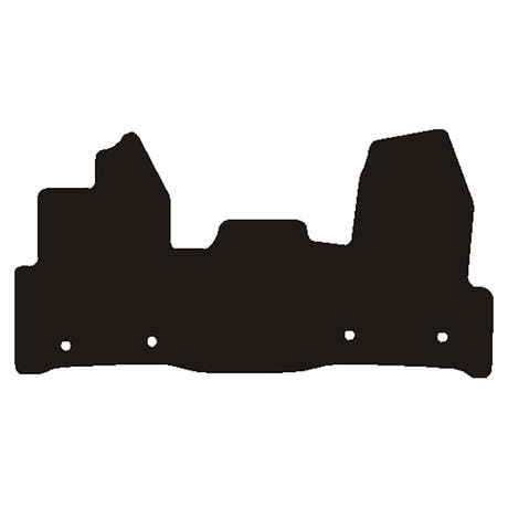 Tapis moulés pour 2 sièges avant Ford Custom 2013-9.2023 boîte manuelle