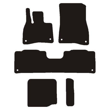 Tapis Mercedes EQS SUV (X296) 7 places 2022-