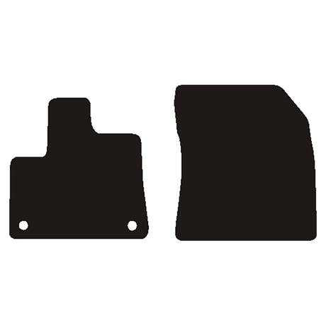Tapis Peugeot Partner Van (tapis moulés 2 pièces) 2018-