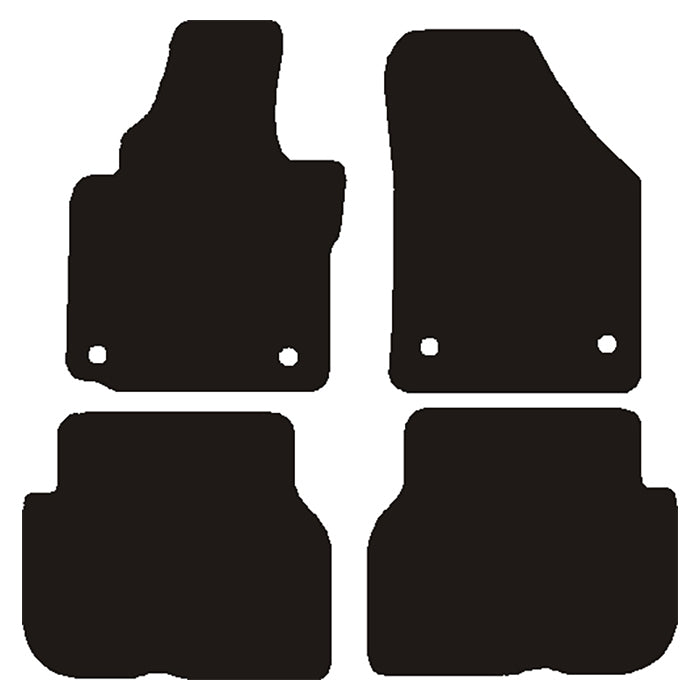 Tapis VW Touran 2003-2007 avec verrouillage ovale