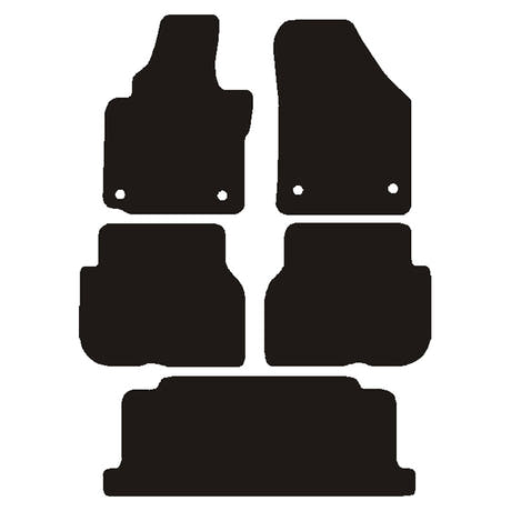Tapis VW Touran 7P 2007-2014