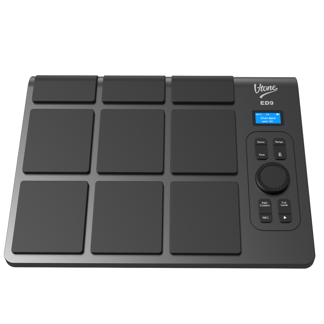 V-TONE ED9 Pad de batterie électronique alimenté par batterie