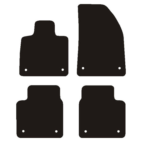Tapis de voiture Polestar 4 (P417) 2024- Velours