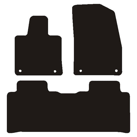 Tapis de voiture Xpeng G6 2023- Velours