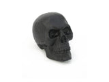Crâne en plastique, noir, 16 cm