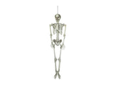 Squelette d’Halloween, suspendu, blanc, 150 cm