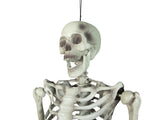 Squelette d’Halloween, suspendu, blanc, 150 cm
