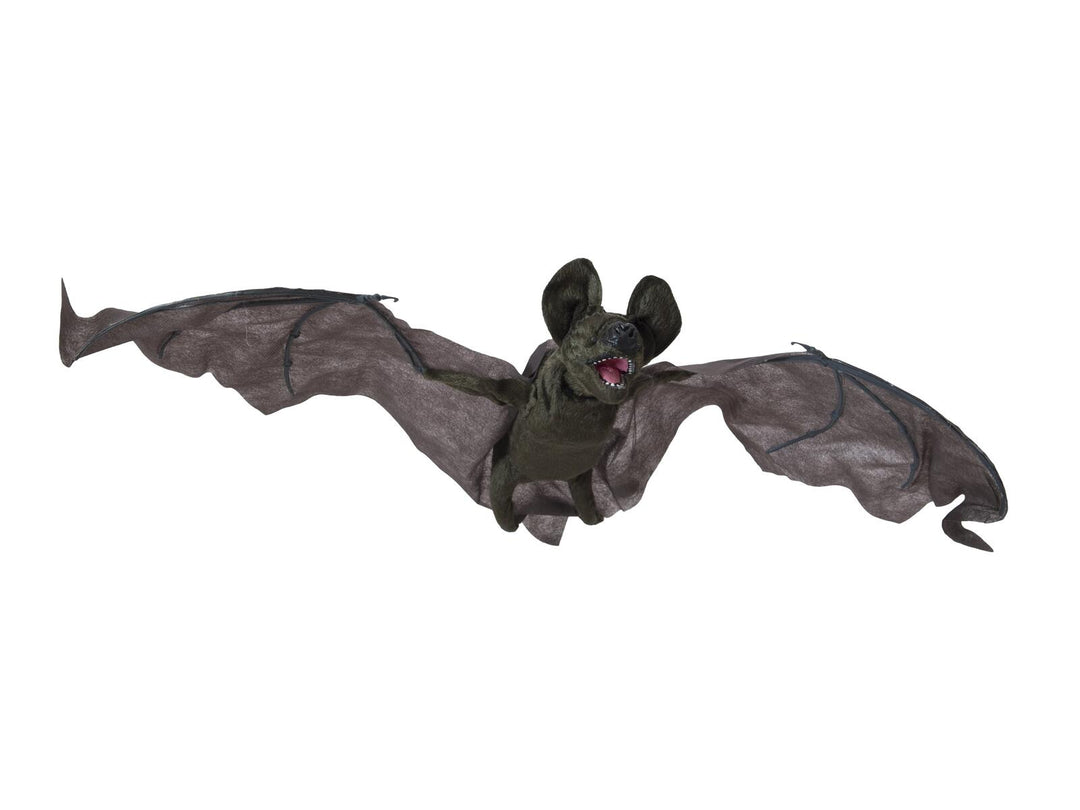 Halloween flagermus i bevægelse, animeret, 90 cm