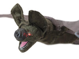 Halloween flagermus i bevægelse, animeret, 90 cm