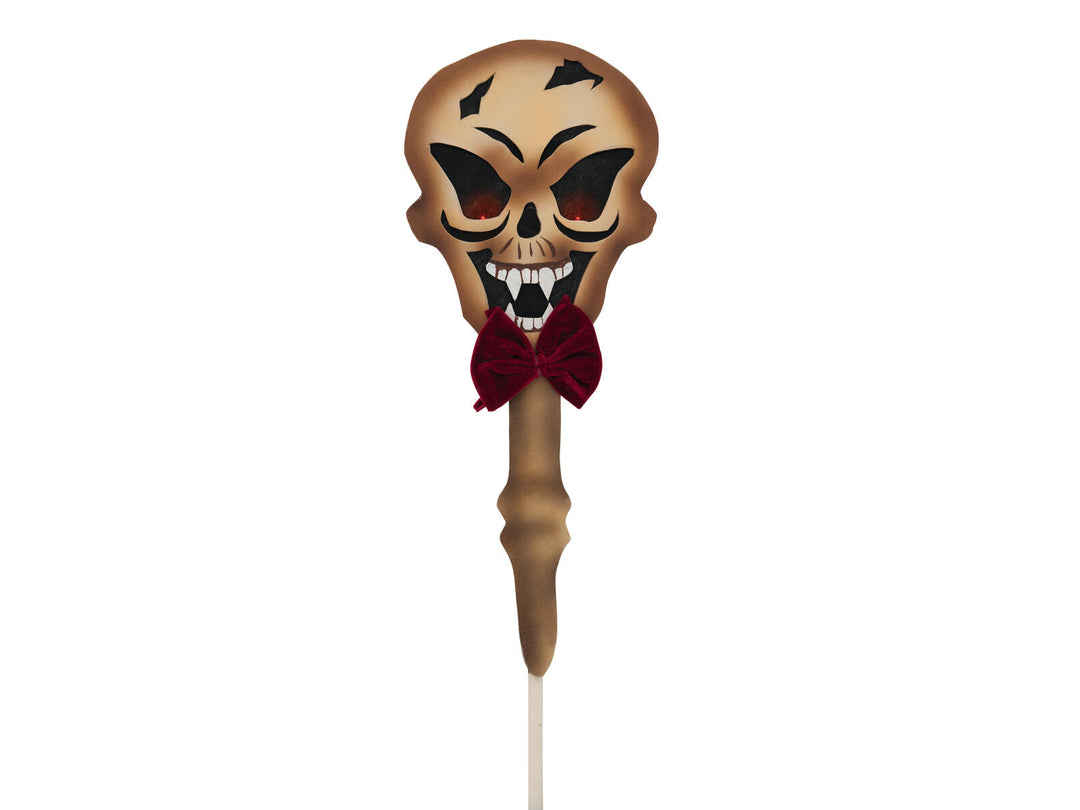 Halloween-kranie på jordspyd, 87 cm