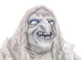 Sorcière d’Halloween, blanche, animée, 170 cm