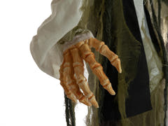 Halloween-figur græskarmand, animeret, 170 cm