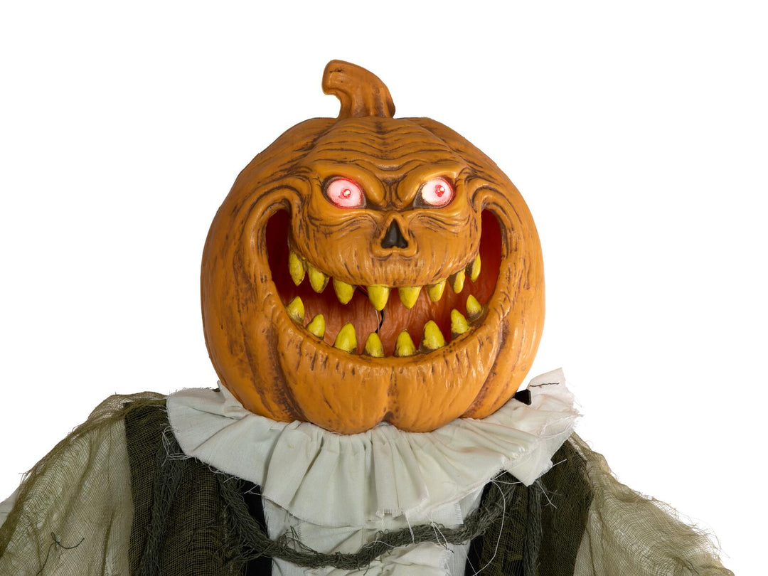 Halloween-figur græskarmand, animeret, 170 cm