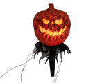 Halloween-græskar med jordspyd, 3 stk., 39 cm