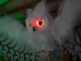Chouette des neiges Halloween, animée, envergure de 75 cm