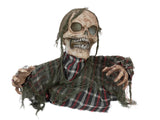 Halloween skeletmonster fra jorden, animeret, 45 cm