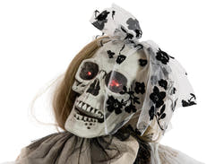 Halloween-figur brud, animeret, 170 cm