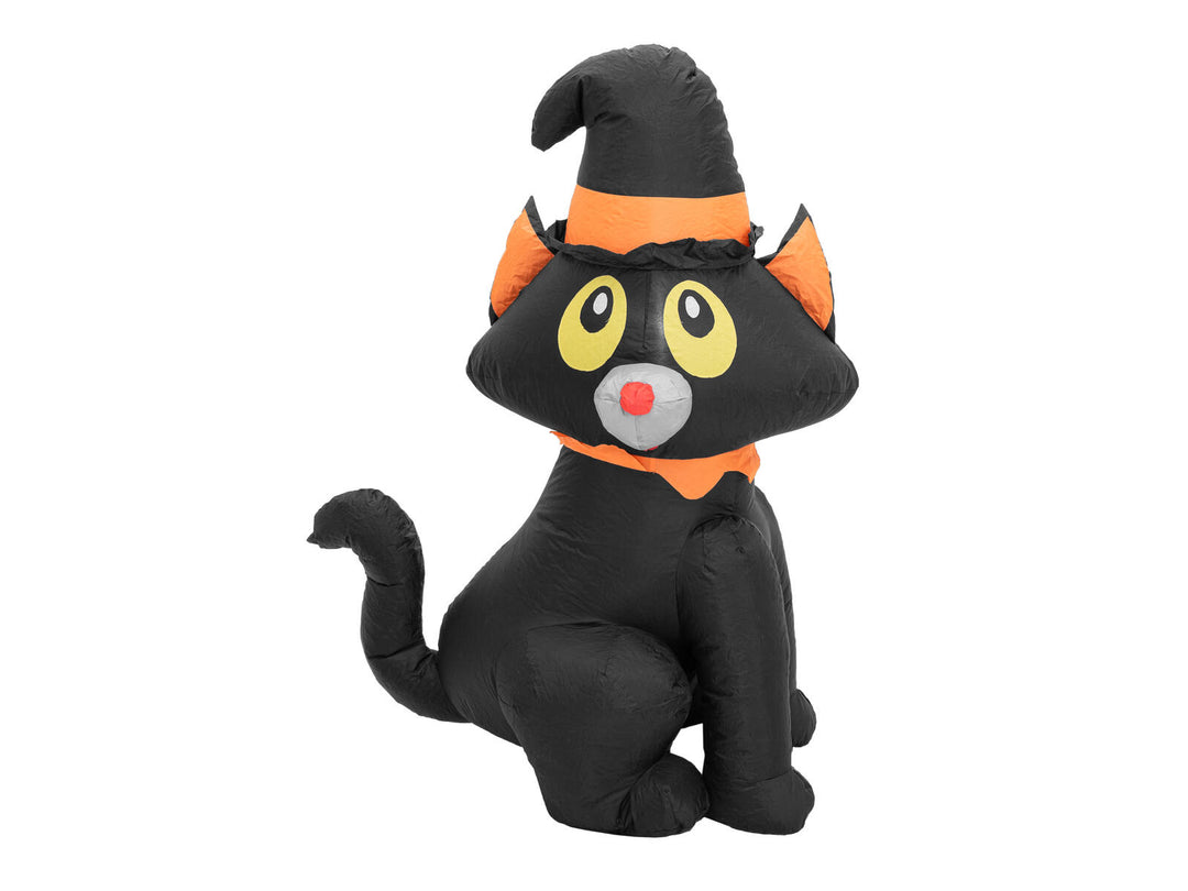 Figurine gonflable d’Halloween, chat, 125 cm