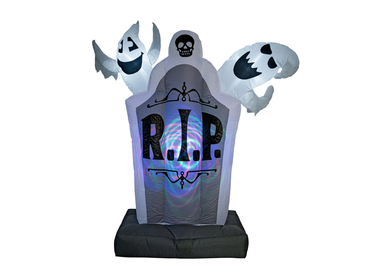 Halloween oppustelig figur gravsten, 183 cm