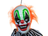 Halloween-figur klovnen Curby, animeret, 155 cm