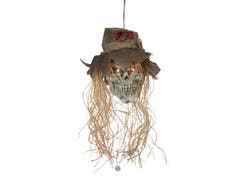 Halloween fugleskræmsel med kranie, 70 cm