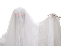 Halloween-figur spøgelset Kari, animeret, 170 cm