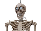 Halloween-figur skelet, formbart, animeret, 160 cm