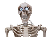 Halloween-figur skelet, formbart, animeret, 160 cm