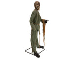 Halloween-figur Alien Zombie, animeret, 190 cm