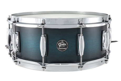 Gretsch Renown Maple caisse claire 14" x 5,5", Satin Antique Blue Burst