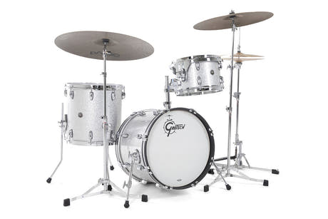 Gretsch USA Brooklyn tom basse 16" x 16", Silver Sparkle